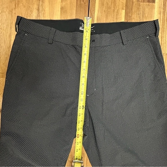 Nike Tour Performance 5 Pocket Stretch Golf Pants Gray Herringbone Print 38x32 - Picture 9 of 12